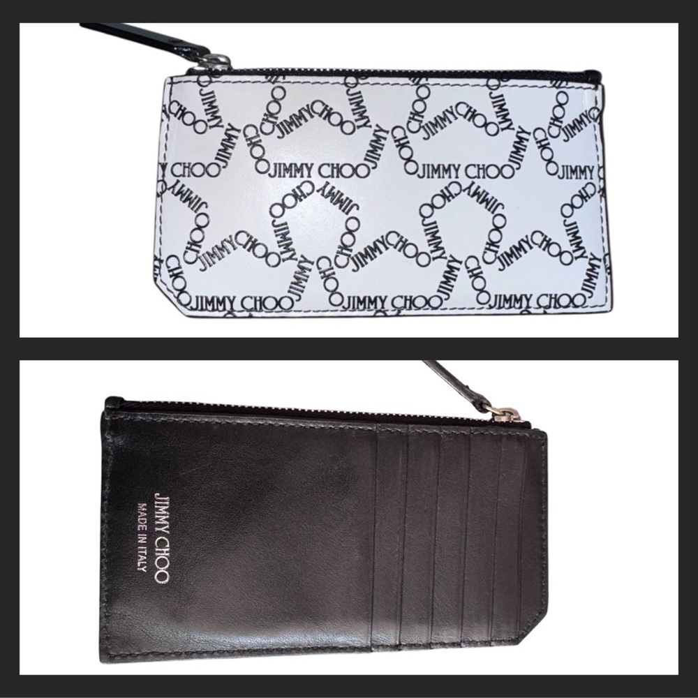 ⭐️ Jimmy Choo card holder with zipper pocket